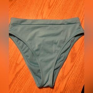 Teal High-Waisted Bikini Bottom